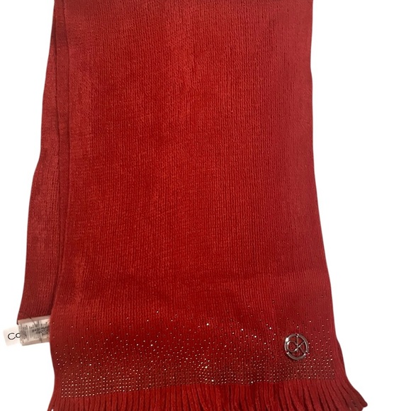 Calvin Klein Red Scarf and Time and Tru‎ gloves set - Picture 3 of 6